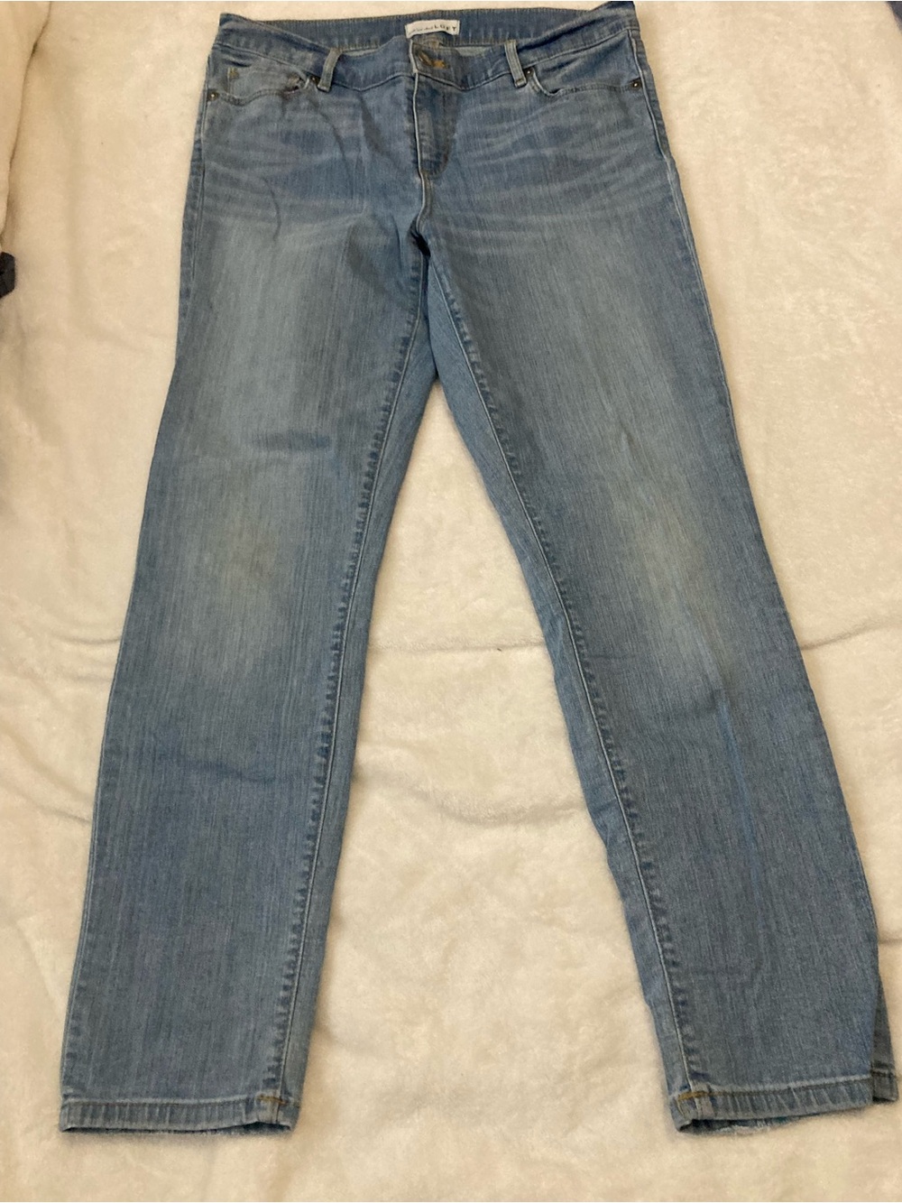 LOFT Light Blue Straight-Leg Women's Jeans